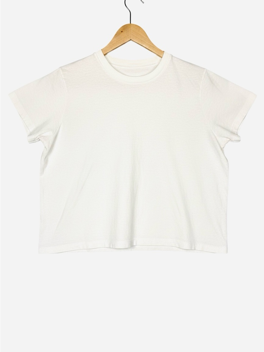 KHAITE White Crewneck Tee Large Relaxed Fit